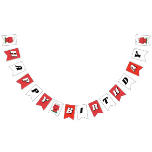 Peanuts Snoopy Dog House Birthday Bunting