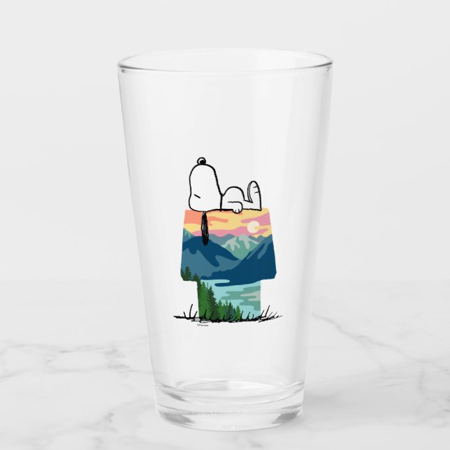 Peanuts | Snoopy Dog House Go Wild Glass (Front)