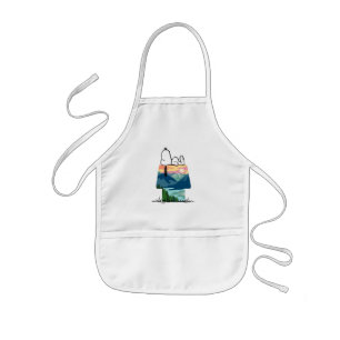 Peanuts Snoopy Dog House Go Wild Kids Apron