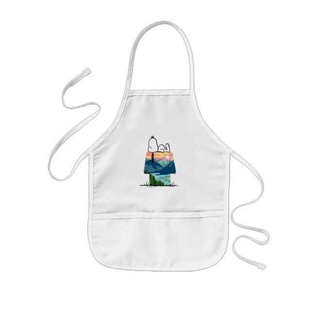 Peanuts | Snoopy Dog House Go Wild Kids Apron (Front)