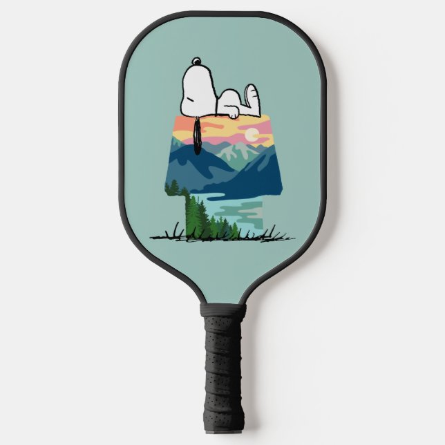Peanuts | Snoopy Dog House Go Wild Pickleball Paddle (Front)