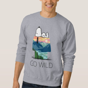 Peanuts Snoopy Dog House Go Wild Sweatshirt