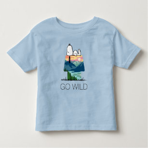 Peanuts   Snoopy Dog House Go Wild Toddler T-Shirt