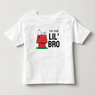 Peanuts Snoopy Dog House   I'm The Little Brother Toddler T-Shirt