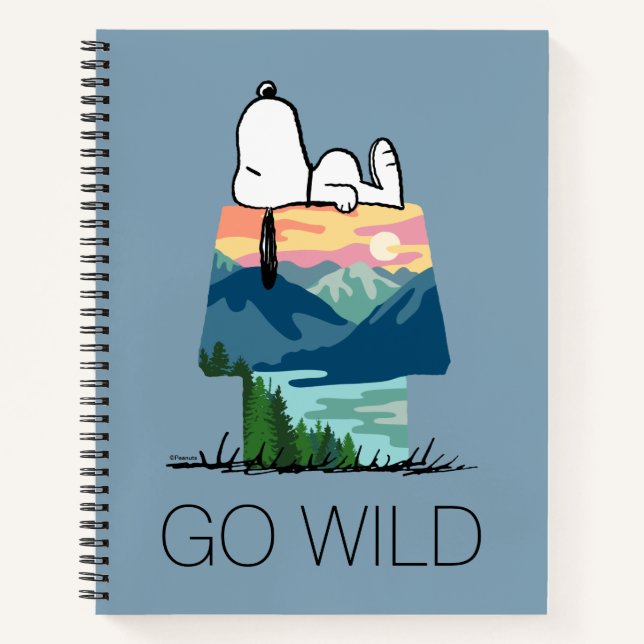 Peanuts | Snoopy Dog House Sunrise Notebook (Front)