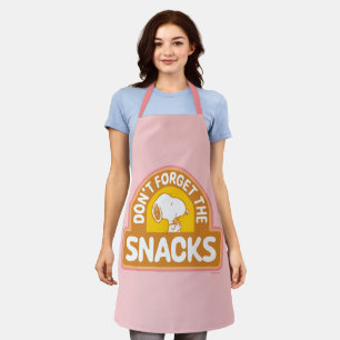 Peanuts   Snoopy Don't Forget the Snacks Apron