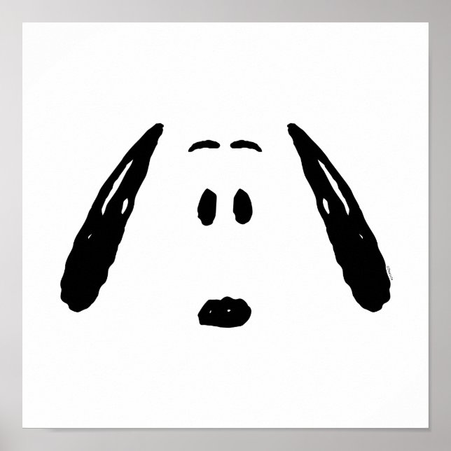 Peanuts | Snoopy Face Poster (Front)