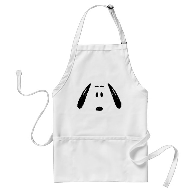 Peanuts | Snoopy Face Standard Apron (Front)