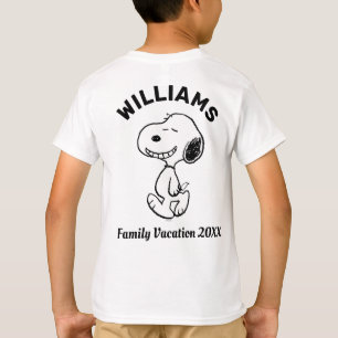 Peanuts Snoopy Family Vacation T-Shirt
