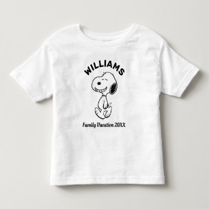Peanuts Snoopy Family Vacation Toddler T-Shirt
