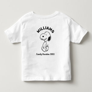 Peanuts Snoopy Family Vacation Toddler T-Shirt
