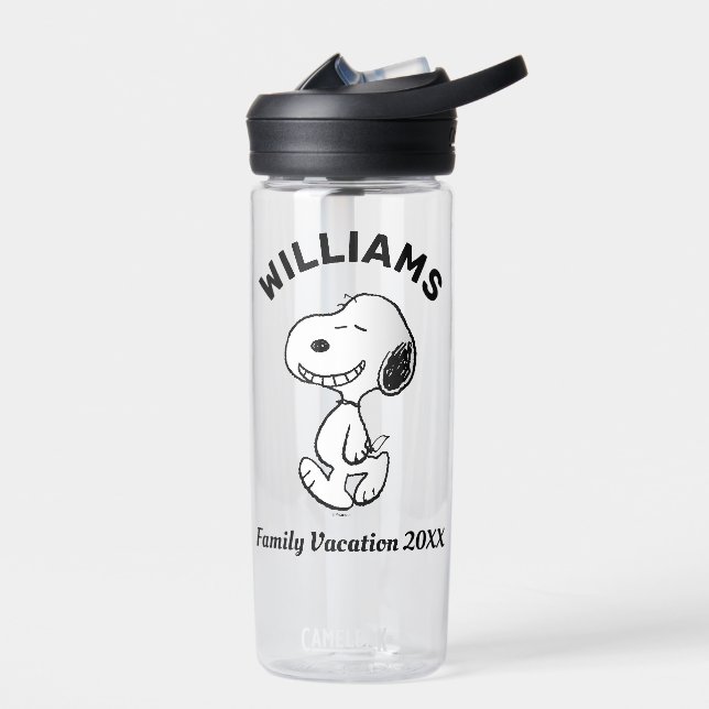Peanuts | Snoopy Family Vacation Water Bottle (Left)