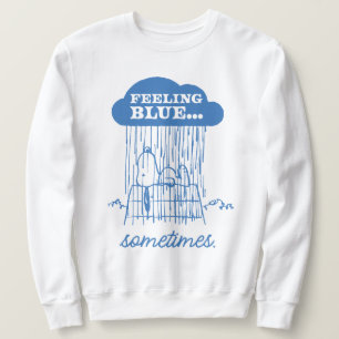 Peanuts   Snoopy Feeling Blue Is OK Too Sweatshirt