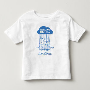 Peanuts Snoopy Feeling Blue Is OK Too Toddler T-Shirt