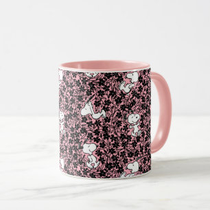 Peanuts   Snoopy Flower Vine Pattern Mug