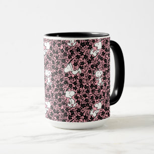 Peanuts Snoopy Flower Vine Pattern Mug