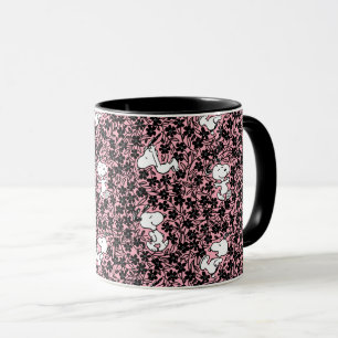 Peanuts Snoopy Flower Vine Pattern Mug
