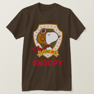 Peanuts   Snoopy Flying Ace Badge T-Shirt