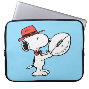 Peanuts   Snoopy Football Coach Laptop Sleeve