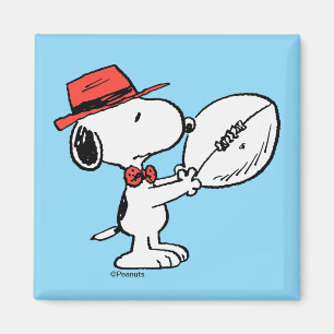 Peanuts Snoopy Football Coach Magnet
