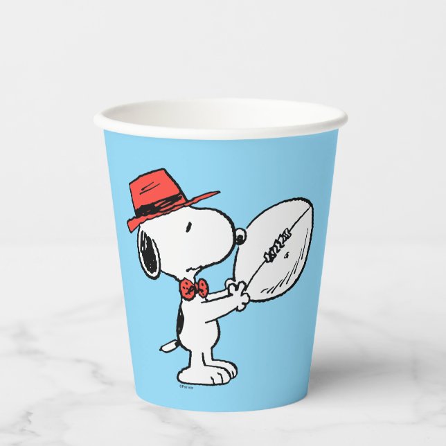 Peanuts | Snoopy Football Coach Paper Cups (Front)