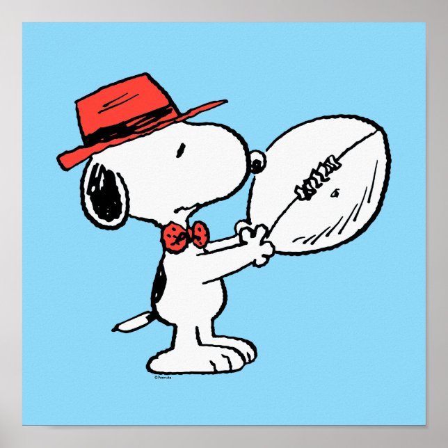 Peanuts | Snoopy Football Coach Poster (Front)
