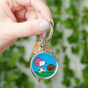 Peanuts   Snoopy Football Kicker Key Ring