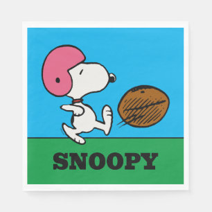 Peanuts   Snoopy Football Kicker Napkin