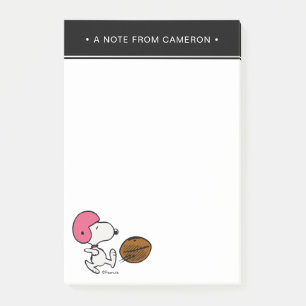 Peanuts   Snoopy Football Kicker Post-it Notes