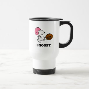 Peanuts Snoopy Football Kicker Travel Mug