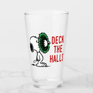 Peanuts Snoopy for the Holidays Glass