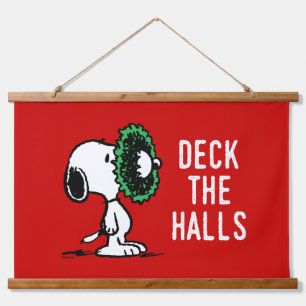 Peanuts   Snoopy for the Holidays Hanging Tapestry