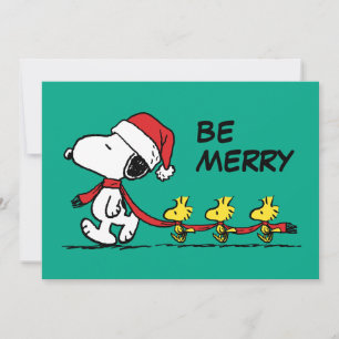 Peanuts   Snoopy & Friends Winter  Add Your Photos Holiday Card