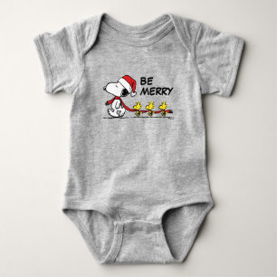 Peanuts Snoopy & Friends Winter Scarf Baby Bodysuit