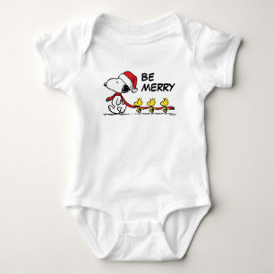 Peanuts Snoopy & Friends Winter Scarf Baby Bodysuit