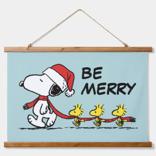 Peanuts Snoopy & Friends Winter Scarf Hanging Tapestry