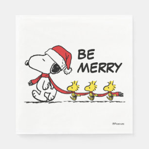 Peanuts   Snoopy & Friends Winter Scarf Napkin