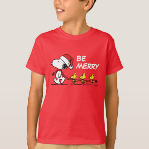 Peanuts Snoopy & Friends Winter Scarf T-Shirt