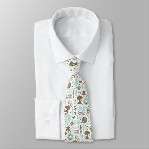 Peanuts   Snoopy Frosty Christmas Pattern Tie