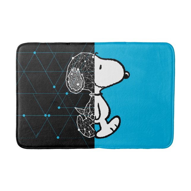 Peanuts | Snoopy Geometric Design Bath Mat (Front)