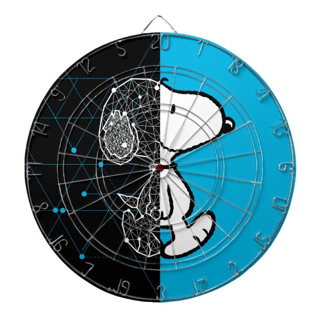 Peanuts | Snoopy Geometric Design Dartboard (Front)
