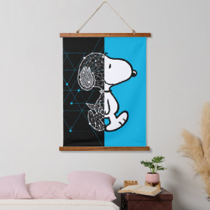 Peanuts Snoopy Geometric Design Hanging Tapestry