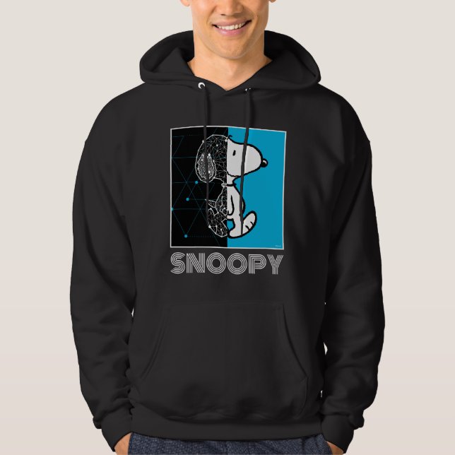 Peanuts | Snoopy Geometric Design Hoodie (Front)