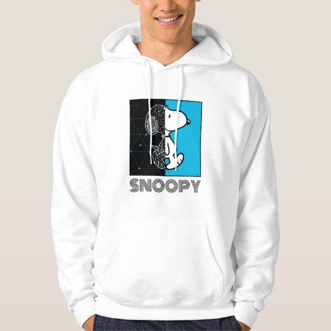 Peanuts | Snoopy Geometric Design Hoodie (Front)