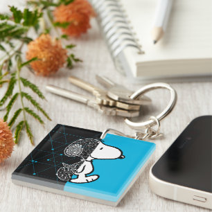 Peanuts Snoopy Geometric Design Key Ring