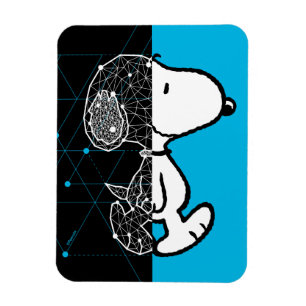 Peanuts Snoopy Geometric Design Magnet