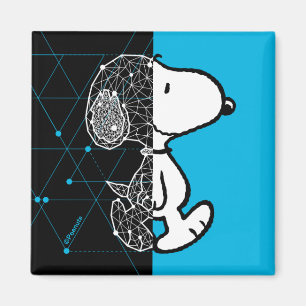 Peanuts Snoopy Geometric Design Magnet