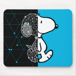 Peanuts   Snoopy Geometric Design Mouse Mat
