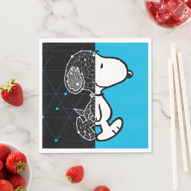 Peanuts | Snoopy Geometric Design Napkin (Insitu)