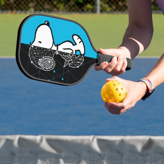 Peanuts | Snoopy Geometric Design Pickleball Paddle (Insitu)